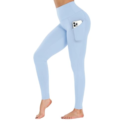 GAYHAY High Waist Yoga Pants with Pockets, Leggings for Women Tummy Control Compression Workout Leggings for Women