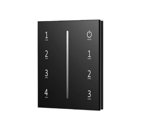 Contrôleur LED tactile résout le problème des télécommandes perdues pour 4 zones - 4
