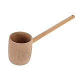 Toddmomy 加長手柄竹水瓢 マルチユースのバンブーラドル キッチンやバスル