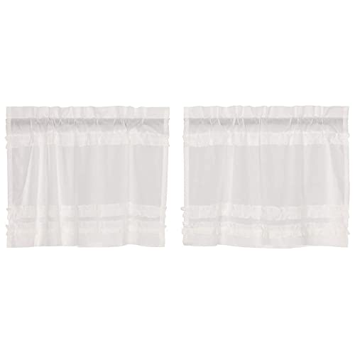 VHC-Brands-Soft-White-Ruffled-Farmhouse-Sheer-Petticoat-Tier-Set-of-2-24x36 VHC Brands Soft White Ruffled Farmhouse Sheer Petticoat Tier Set of 2 24×36