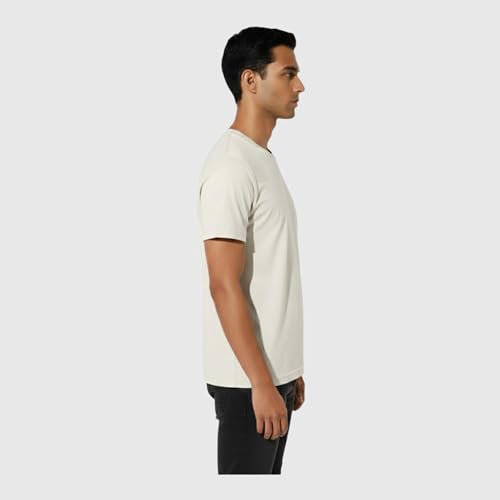 Image of Everbasics Supima Cotton Men's Crew Neck Classic T-Shirt, Regular Fit, Premium Soft Cotton Tee(100% Supima Cotton)