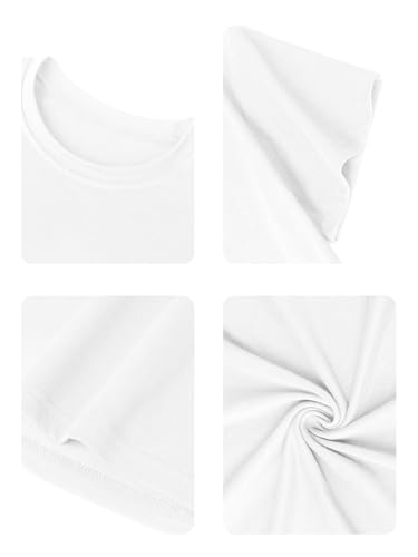 Image of SOLY HUX Girl's Short Sleeve Graphic Tees Crew Neck Beach Tops Casual Summer T-Shirts