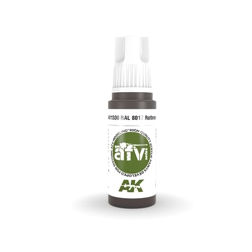 Ak Acrylics 3Gen Afv Ak11330 Ral 8017 Rotbraun (17Ml)