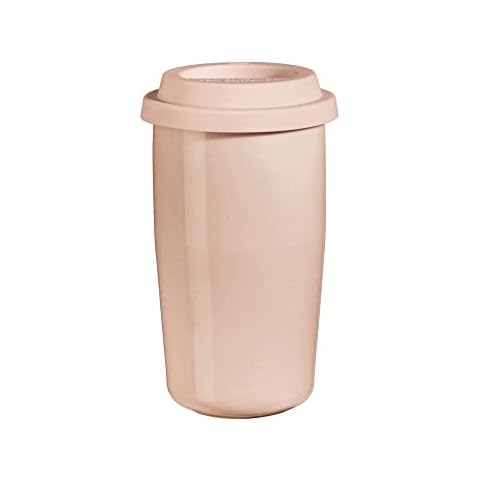 Taza térmica de porcelana rosa ASA 0,35 L. Cover