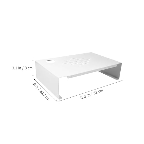 Support de bureau pour imprimante et écran pc avec gestion des câbles