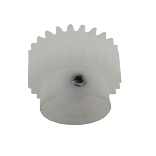 Cylindrical Drive 1pcs POM 0.8M 31T Cylindrical Gear 26.4mm Diameter Straight Teeth Pinion 0.8 Module 31 Teeth Plastic Spur Gear with Step Rack Machinery(6MM BORE)