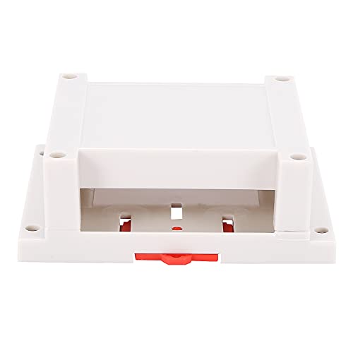 Staccatory 1Piece Boîtiers pour L'ÉLectronique Abs Boîtier De Projet Jonction Rail DIN Jonction Boîtier Mur Clip De Fixation Murale Cover