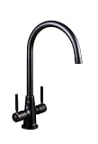 Bristan Monza Easyfit Mono Miscelatore Lavello Nero (MZ SNK EF BLK)