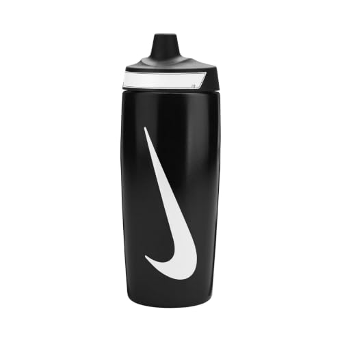 Image of Nike REFUEL BOTTLE GRIP 18 OZ - BLACK /BLACK /WHITE, 532 ML