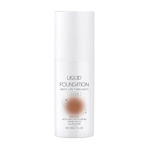 Cobertura completa de la base de maquillaje, maquillaje de la Fundación para la Mujer - Fundación Face Makeup Liquid Base,Cobertura completa de acabado mate, corrector de larga duración para el contro