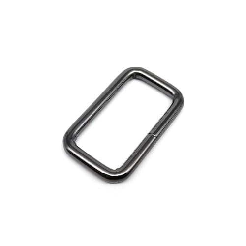 Evita roturas con la hebilla de anillo en D rectangular engrosada de metal para cinchas y bolsos