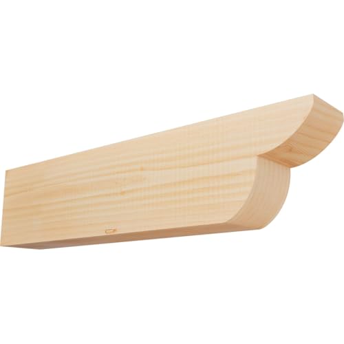 3 1/2"W x 6"H x 24"L Crestline Smooth Rafter Tail, Douglas Fir