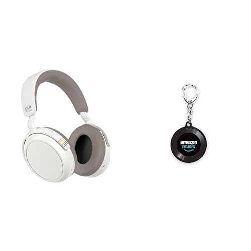 【Amazon.co.jp限定カラー】ゼンハイザー(Sennheiser) MOMENTUM 4 Wireless 最高級品質 ワイヤレスヘッドホン プライド + 【Amazon.co.jp限定】The Music × Amazon Music ミュージックキーホルダー ver2.0