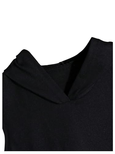 Floerns Toddler Boy's Casual Loose Fit Plain Solid Colored Sleeveless Hooded Vest2