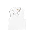 Koton Girls Polo Neck Crop Tank Top Sleeveless Cotton Ribbed