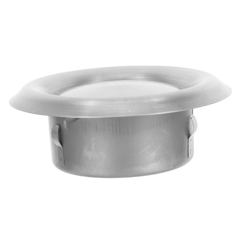 LALAFINA ステンレス製丸型エアベントディフューザー 天井壁用換気口 省エネ設計で空気質向上 静音機能付き 小型通気口カバー エアコンダク