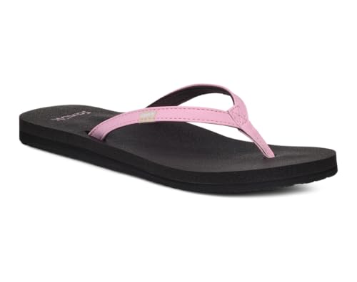 Image of Sanuk Yoga Joy Womens Flip Flops | Yoga Mat Footbed | Sandals for Women | Womens Yoga Sandals | Women's Beach Sandals