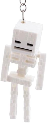 FlexiLab Creative 3D İskelet Figürlü Anahtarlık – Piksel Stil, Blok Görünümlü Oyuncu Aksesuarı, Çanta ve Anahtar Uyumlu - Görsel 3