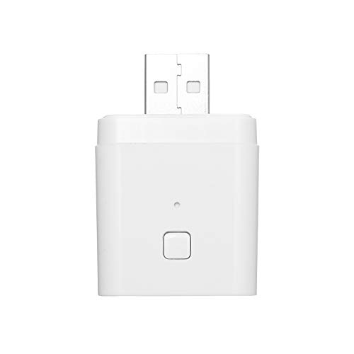 ACAGALA Tuya Micro 5-12V Wireless USB Smart Adattatore Flessibile e Portatile Rendi i dispositivi USB intelligenti tramite il controllo vocale dell'app Tuya, compatibile con Alexa Home