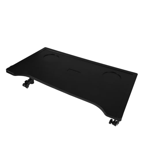 Hoement Folding Wheelchair Table Tray Cup Holder Portable and Lightweight Dining Table for Wheelchairs Easy to Install