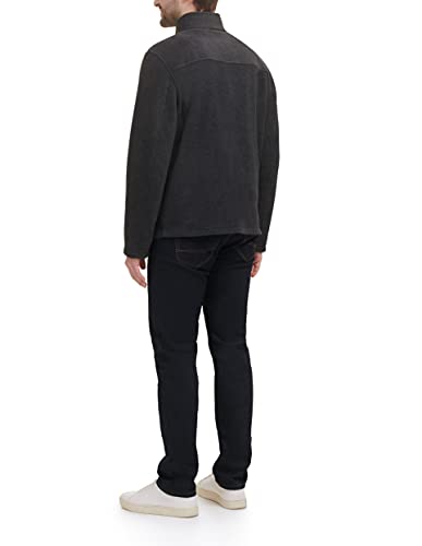 Tommy Hilfiger Men's Classic Polar (Standard And Big & Tall) Fleece Jacket, Charcoal, Xx-Large Tall Us #TOP1