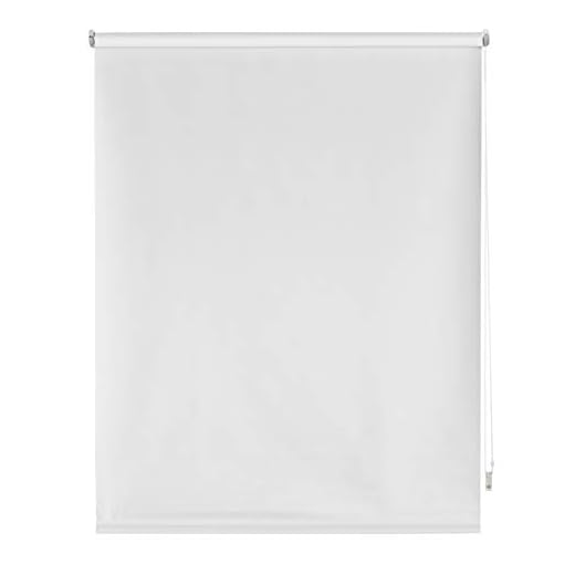 Blindecor Draco - Estor Enrollable Opaco, 120 x 230 cm, Blanco (Blanco Roto)