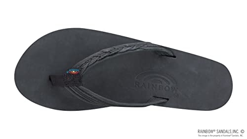Rainbow Sandals Madison - Single Layer Arch Support with a Braid on a 1/2" Narrow Strap3