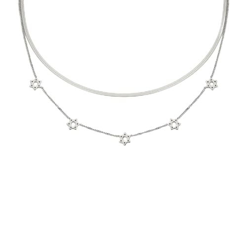 Collier pendentif étoile en acier inoxydable de qualité supérieure