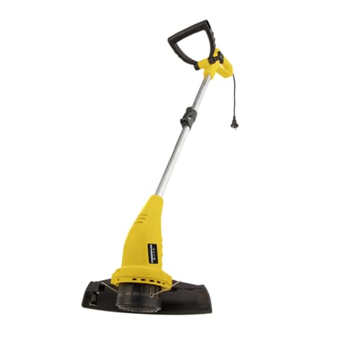 POWERPLUS Recortadora de Césped Eléctrica POWEG30020-350 W y 250 mm Ø, Herramienta de Jardín 2 en 1 como Recortadora de Césped y Bordeadora para su Jardín