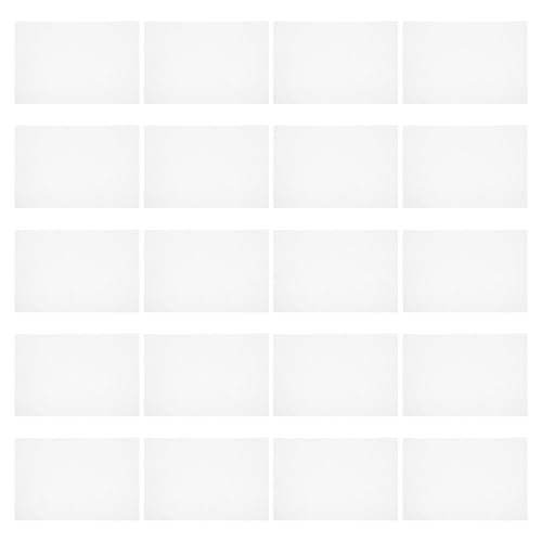 HINTRMENT 20 Unidades Parches Termoadhesivos de Doble Cara para Coser, Hojas de Pegamento Termofusible Reutilizables 20x30 Cm, para Reparación y Manualidades en Tela, Adhesivo Fusible para