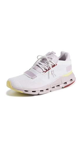 On Women's Cloudnova Sneakers, Undyed-White | Fade, 6 Medium US