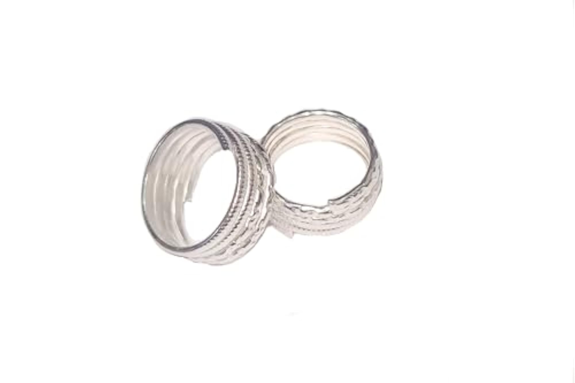 Adhira's Silver Adjustable Daily Use Toe Rings for Women