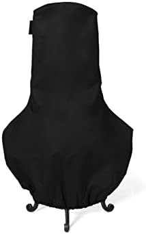 Covermates Chiminea Cover – Weather Resistant Polyester, Adjustable Drawcord, Elastic Hem, Grill and Heating-Black