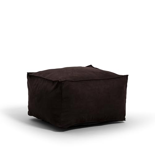 Big Joe Imperial Lounger Ottoman Foam Filled Bean Bag with Remova...