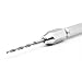 Ldirect 4pcs Double Ended Pin Vise Micro Drill Bit Set, Hexagonal Twist Drill for Glasses, Handicraft, Jewelry, Watch Making