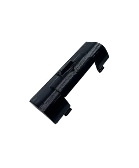 Replacement Battery Cover for Game Boy Color Cartridge | Durable Aftermarket Battery Door Replacement (Black)