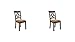 Ashley Furniture Signature Design - Leahlyn Dining Upholstered Side Chair - Pierced Splat Back - Set of 2 - Medium Brown