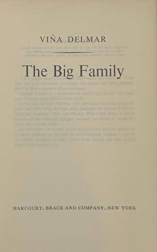 The big family B0007DK4UG Book Cover