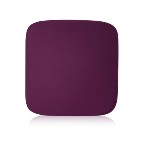 OSONA チェアパッド 低反発 体圧分散 ダイニングチェアクッション メモリーフォーム 通気性 滑り止め 座面クッション 座布団 四季通用 椅子用 車 自宅 オフィス 洗える 正方形 40*40cm 厚さ4cm ぶどう色