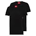 Produktbild HUGO Herren T-Shirt Rn Twin Pack T Shirt, Black1, L EU