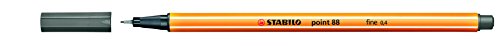 Caneta Ponta Fina – STABILO point 88 – Estojo com 8 unidades – Em 8 cores pastéis