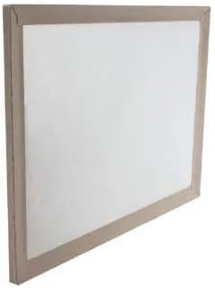 Disposable Air Conditioner Filter, White, Fiberglass Material, 24X24X1 Inch, HVAC Replacement