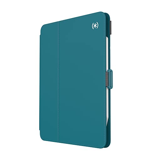 Speck Products Presidio Pro Folio Case Ipad Air (2022), Ipad Air (2020), 11-Inch Ipad Pro, Ipad Pro 11-In. (2Nd Generation), Ipad Pro 11-Inch (2021), Deep Sea Teal/Cloudy Grey/White #TOP4
