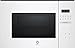 Balay 3CG5172B2 Micro-ondes électronique, Encastrable sans cadre, 38 cm, 20 l, 5 F, Aqualisis, Ap. latéral gauche, contrôle coulissant, 8 recettes, plateau rotatif 25,5 cm, verre blanc