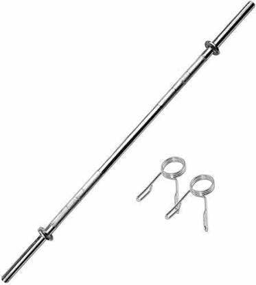 Encanto Solid Chrome Plated 25 mm Straight Thick Barbell Bar, Weight Lifting Rod, Gym Bar, Dumbbell Bar for Strength Training & Exercise Fitness (5 FEET) (B0BW3V8CJX) Amazon Price History, Amazon Price Tracker