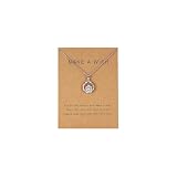 gifts under 5 dollars today show deals, valentines day gifts for her 925 sterling necklace feminine versatile Dainty Crystal Necklaces Pendant Planet Heart Necklaces Jewelry Birthday Gifts