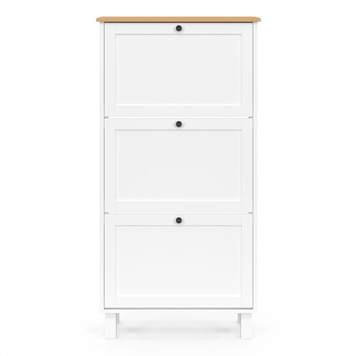 Meuble à chaussures Achille 3 portes 18 paires IDMarket