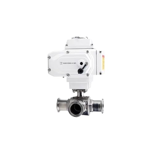 Vanne motorisée à 3 voies Acier Inoxydable 304 Tri Clamp 1 pouce durabilité maximale
