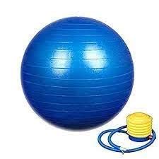 Cyrox Heavy Duty Exercise Gym Ball | Exercise Stability Balance Yoga Ball | Swiss Birthing Gym Ball 75 cm with Foot Pump (Multi Color)-image-16