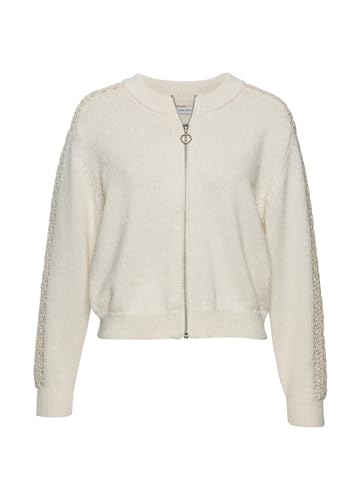LASCANA Women's Crochet Bomber Jacket – Stylish Lightweight Layer for Casual Chic Outfits4